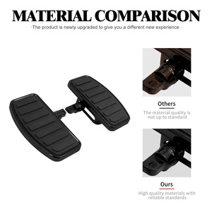 ที่พักเท้าผู้โดยสารสำหรับรถมอเตอร์ไซค์ ฮอนด้า VTX 1300 1800 VF750 ซูซูกิ VL400 - Product Image 5