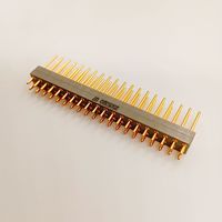 Conector Eléctrico Rectangular de Latón, Adaptador Doble en Línea Serie MIL J56 HY Eurocard