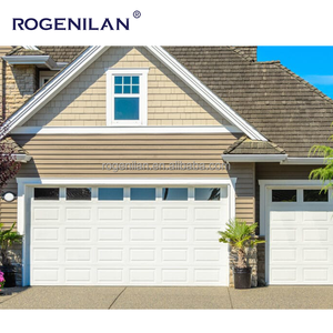 Portes <span class=keywords><strong>de</strong></span> <span class=keywords><strong>garage</strong></span> automatiques imperméables sur mesure pour villas résidentielles Portes <span class=keywords><strong>de</strong></span> <span class=keywords><strong>garage</strong></span> automatiques sectionnelles à cadre en aluminium - Product Image 3