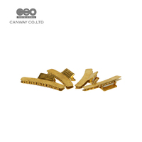Accessoires de coiffure, pinces en cuivre pour Salon de coiffure, épingles en alliage d'acier, outils de coiffure, Clips de barbier, 1 pièce