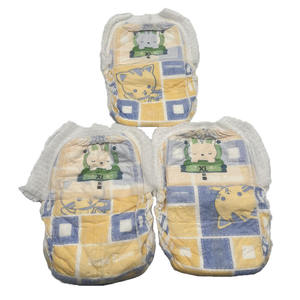 Pantalons-couches jetables pour bébé à bas prix, vente en gros, haute respirabilité, protection anti-fuite 3D, pantalons-couches pour bébé super doux, vente d'usine - Product Image 1