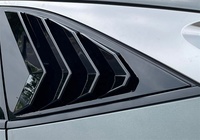 Pour Hyundai Tucson 2022-2025 voiture extérieur arrière côté fenêtre persiennes évent couverture superposition décor garniture ABS accessoires Auto 2 pièces