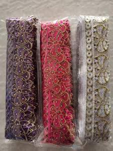 Bán Buôn Phi Ren Trim Kim Thêu Motif Ren Trim Với Rộng 6Cm - Product Image 4