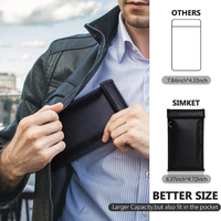 Bolsa y Estuche Faraday Impermeables con Protección RFID Antirrobo, con Cierre Colgante, Estilo Moderno para Llaves de Auto, en Oferta