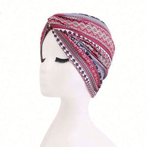 New Fashion Boho Flower Pattern Bohemian Print Twist Turban <b>Head</b> Band for Women Cycling Party Beach Accessories Comfortable - Product Image 4