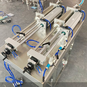 HONE Remplisseuse à 2 têtes Remplisseuse semi-automatique de crème pour le visage Remplisseuse de <span class=keywords><strong>vaseline</strong></span> semi-automatique pour liquide de trou d'alcool - Product Image 3