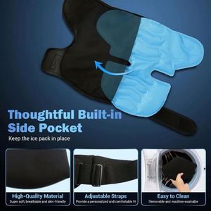 Practical <b>Shoulder</b> and Arm <b>Support</b> Ice Pack Wrapped in FSA/HSA Approved Reusable Gel Cold Compression for <b>Rotator</b> <b>Cuff</b> Injuries - Product Image 3