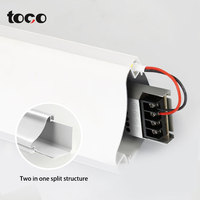 Lampe d'Angle Supérieur à LED Lumineux pour Plafonds de Salon, Installation Sans Rainure, Profil de Canal en Alliage d'Aluminium, Motif d'Angle