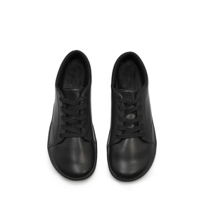 Veters Heren Casual Microfiber Lederen Werkschoenen Met Zachte Zolen, Veelzijdige Antislip Schoenen Op Blote Voeten - Product Image 2