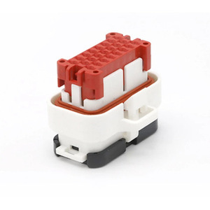 Conector de ECU Automotriz de 23 Pines, Impermeable, Sellado, de Plástico PBT, Rojo, Blanco, Negro, Macho y Hembra, para Uso en Automóviles - Product Image 1