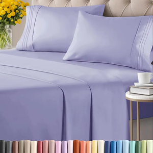 Tùy chỉnh không gây dị ứng thoáng khí làm mát tấm kích thước đầy đủ tấm ga trải giường thiết lập - Product Image 2