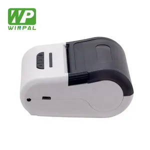 Winpal WP-Q2A 2000mAh लंबे समय तक चलने वाली बैटरी लाइफ वाला मोबाइल प्रिंटर 58 मिमी मिनी बीटी एंड्रॉइड iOS थर्मल प्रिंटर स्टिकर लेबल