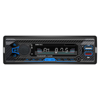 Radio MP3 Universal Topnavi 1 Din para Auto con Transmisor FM, 2 Puertos USB, SD, AUX, Estéreo