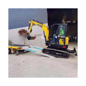 L3.2m * W44cm 5吨铝制集装箱移动式挖掘机卡车重型车辆坡道 - Product Image 1