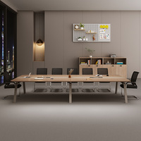 Table de conférence HYZ-006X, table longue, mobilier de bureau grand et petit format, table de négociation, table de formation, bureau