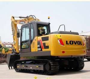 Excavatrice hydraulique LOVOL de grande taille, vente directe d'usine, <span class=keywords><strong>15</strong></span> <span class=keywords><strong>tonnes</strong></span>, excavatrice sur chenilles robuste pour travaux de construction - Product Image 4