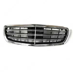 Pour Mercedes Classe S W222 S320 S400 S350 S500 S450 S600 2014 2015 2016 2017 2018 2019 Kit carrosserie calandre d'admission d'air avant - Product Image 6
