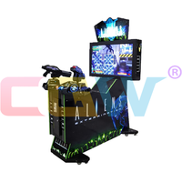 Machine d'Arcade de Jeu de Tir Simulateur Aliens CGW à Monnayeur pour Enfants