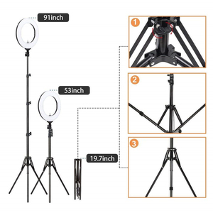 Maquillaje Tiktok con luz Tic <span class=keywords><strong>Toc</strong></span> anillo luces - Product Image 6