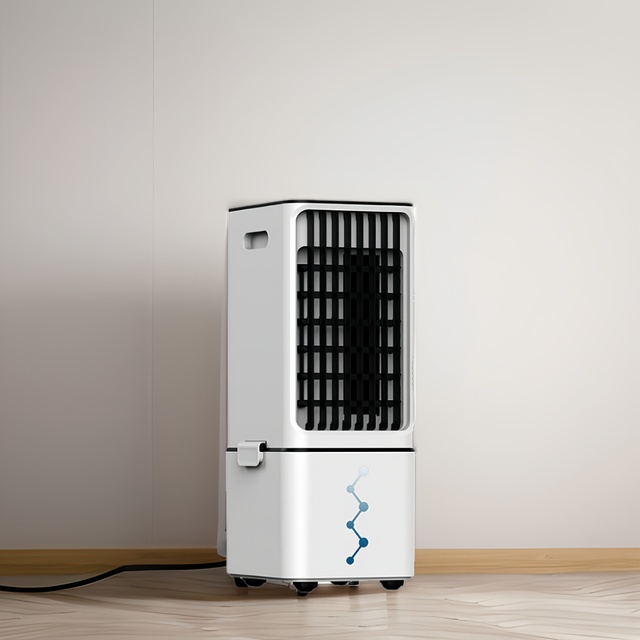 Portable AC Evaporative Cooler Desert Mist Fan Remote Control 2-in-1 Mini Air Conditioning Unit Home
