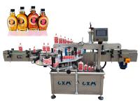 Machine d'étiquetage des bouteilles avant et arrière |   Applicateur d'étiquettes automatique double face pour pots de miel et bouteilles plates