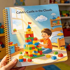 Libro a Spirale per Bambini Personalizzabile con Copertina Magica Gatto e Drago, Grafica/Dimensioni/Pagine Personalizzate, Copertina Rigida Educativa con Rilievo - Product Image 4