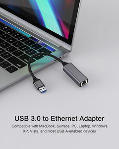 Adaptador <span class=keywords><strong>Ethernet</strong></span> de Alta Velocidade SYONG Gigabit <span class=keywords><strong>USB</strong></span> 3.0 para RJ45 LAN - Dongle para Laptops/PCs de Mesa - Product Image 2