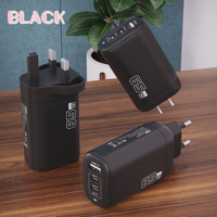 EU US UK Plug GaN Chargeur 65W Charge Rapide 3.0 USB C PD Chargeur pour Ordinateur Portable Tablette Téléphone Mobile Type c Chargeur Rapide 65W