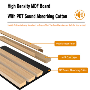 Panneau acoustique en grille <span class=keywords><strong>de</strong></span> bois ignifuge, directement <span class=keywords><strong>de</strong></span> <span class=keywords><strong>l</strong></span>'usine, pour <span class=keywords><strong>cinéma</strong></span> - Product Image 3