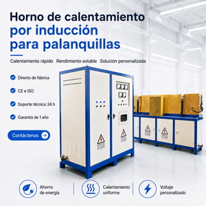 Horno de Forja por Inducción de Frecuencia Media JLZ de 500KW, IGBT Importado con Carcasas de Horno Personalizadas para Calentamiento de Barras de Acero - Product Image 1