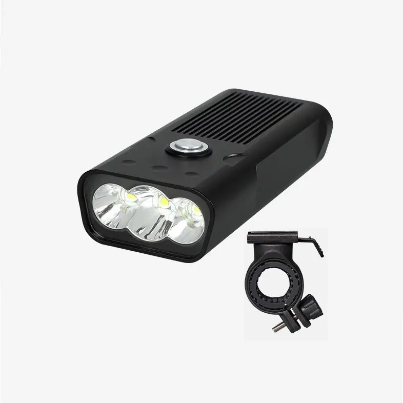 Aluminum power bank USB rechargeable bike lights front and back