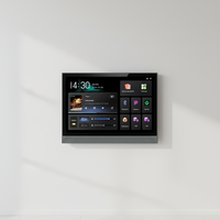 Panel de Control Inteligente de 7 Pulgadas y 2 Zonas, Tuya Zigbee Gateway con Reproductor de Música y Activador de Escenas para Música de Fondo en Sistemas Domésticos