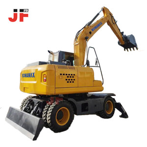 Excavatrice sur roues PW150, machine lourde de 14 tonnes avec une capacité de godet de 0,60 m³ et une force de creusement de <span class=keywords><strong>115</strong></span> KN - Product Image 4