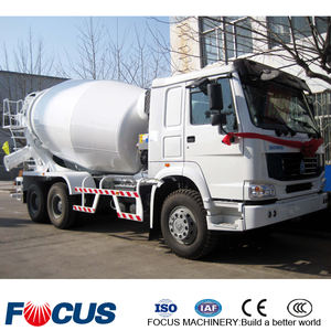 Sinotruk-Mezclador de hormigón montado en camión de cemento, 6x4, 8cbm, usado, de alta eficiencia - Product Image 2