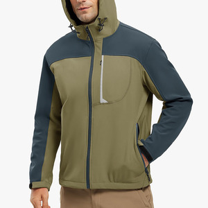 Veste Softshell Homme Coupe-Vent Imperméable Respirante Légère Col Montant Hiver Chaud Randonnée Extérieur Soldes Dernière Mode - Product Image 2