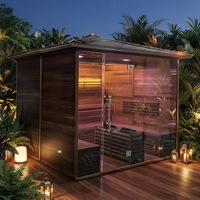 Sauna extérieur à vapeur de qualité supérieure pour une vie saine et sereine, livraison rapide d'un sauna à vapeur traditionnel avec accessoires