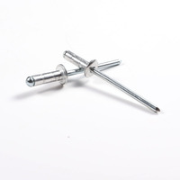 Vente en gros 1/8 "3.2x14mm en aluminium acier rivet aveugle à tête bombée