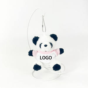 Kleidungspanda Plüschpuppe Plüschtier Schlüsselanhänger Puppenhalter mit Logodruck-Funktion - Product Image 3