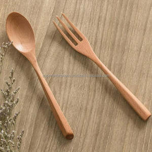 Hot <b>Sale</b> Cutlery Spoon Forks Wood Customized Spoon Kitchenware and Dinnerware Latest Style Wooden Cutlery <b>Sets</b> Accessories - Product Image 5