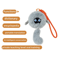 Macchina Educativa AI in Peluche per l'Apprendimento della Lingua Inglese, Giocattolo Educativo Multilingue Portatile per Bambini con Bluetooth e Chat Vocale