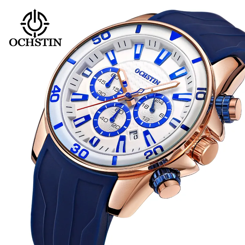 Ochstin 094 Casual Mens Quartz Watches Chronograph Luminous Waterproof Wholesale Man Watch