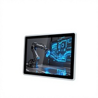 Yanling PC Todo en Uno Industrial de 15 Pulgadas con Pantalla Táctil Capacitiva/Resistiva HD, Amplio Rango de Voltaje, Sistema Operativo Windows, Garantía de 3 Años