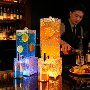 Nouvelle tour à bière LED rechargeable pour <span class=keywords><strong>restaurant</strong></span>, capacité 3L/100oz, distributeur de boissons, jus et bière - Product Image 1