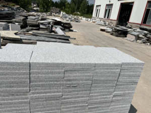 Dalles de pavage en granit gris moderne pour extérieur, pierres naturelles, dalles flamme, application extérieure - Product Image 4