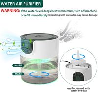 Humidificateur évaporatif à grain de bois avec aromathérapie pour la maison et l'hôtel