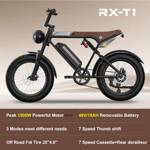 Bicicleta Eléctrica Urbana RX-T3 de 48V, Económica, con Batería de 20AH y Motor en la Rueda Trasera - Product Image 3