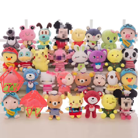 Vente en gros usine, économique : Peluche grue de 17-20 cm (7 pouces) pour machine à griffes, animal en peluche