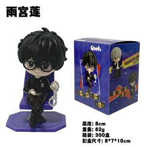 Figura de 8 cm del <span class=keywords><strong>Anime</strong></span> <span class=keywords><strong>Persona</strong></span> 4, Yu Narukami, Qset Yuuki Makoto, Muñeco Amamiya Ren, Modelo de Juguete, Figura de Acción, Moderador Dorado - Product Image 6