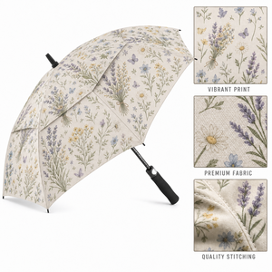 Parapluie de golf en gros 54 60 68 72 pouces, parapluie coupe-vent personnalisé avec logo pour la pluie et le soleil, équipement de pluie robuste pour l'extérieur - Product Image 2