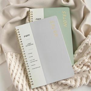 Customizable Logo A5 <b>Spiral</b>-<b>Bound</b> Student <b>Notebook</b> Light Color Series Lined Hand Account Book Hard Cover <b>Notebooks</b> - Product Image 2